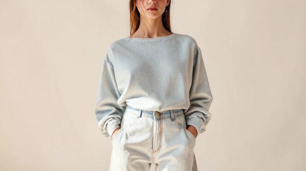 Tendances de mode : comment associer un jean large femme